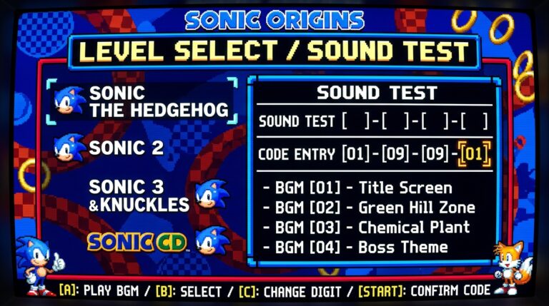 Códigos de Trucos de Sonic Origins: Guía Completa
