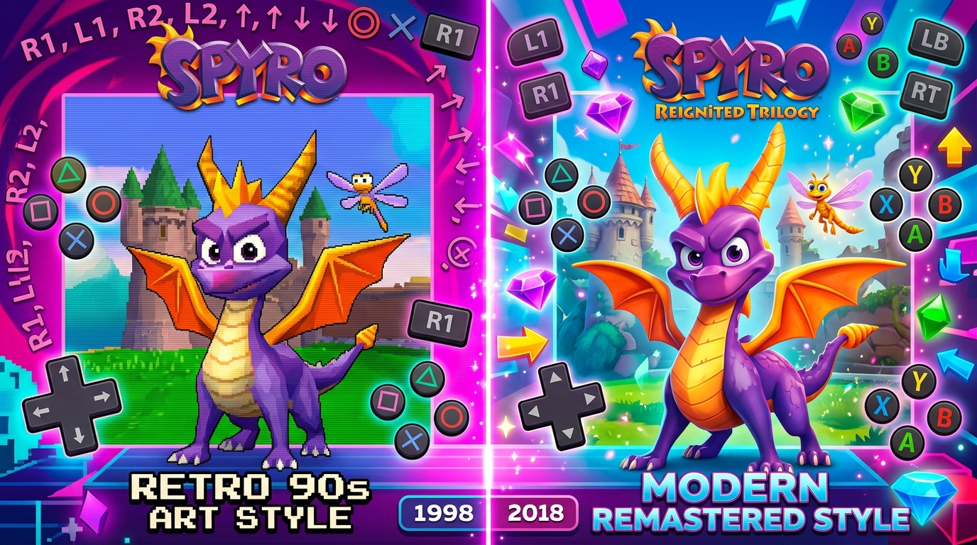 Spyro: Reignited Trilogy - All Cheat Codes by Platform