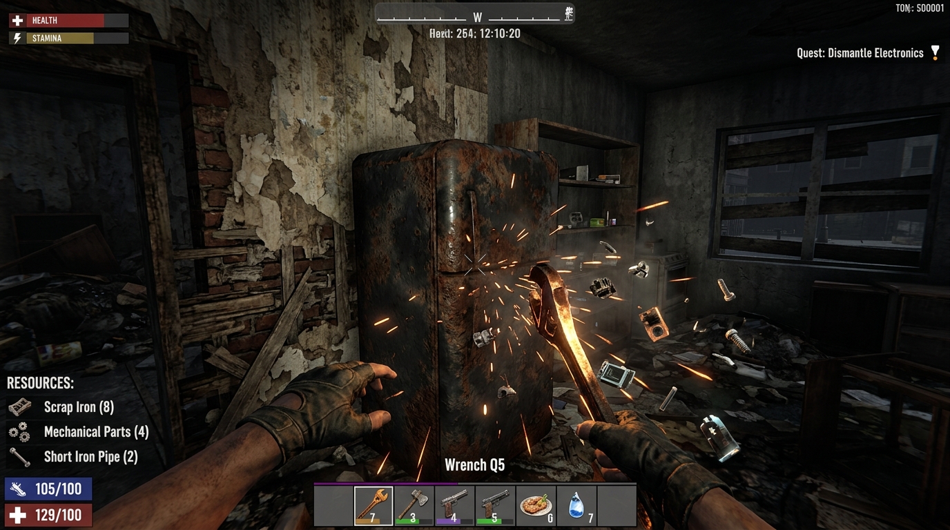 7 Days To Die: Cómo Obtener Piezas Mecánicas