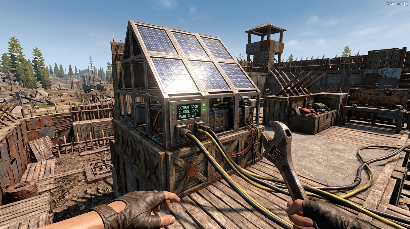 Cómo Obtener y Usar Solar Banks en 7 Days To Die