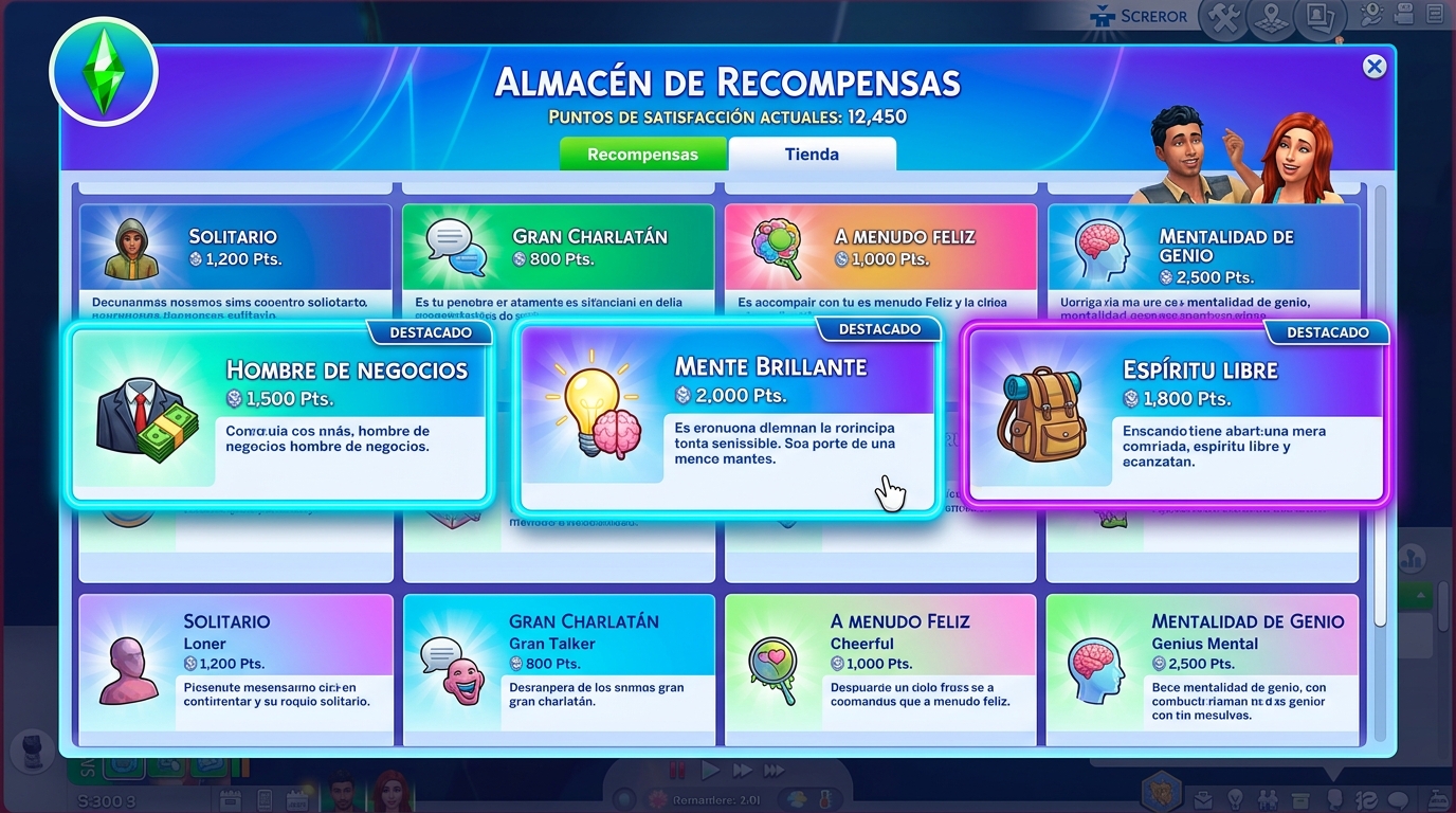 Códigos de Trucos para Puntos de Satisfacción en The Sims 4