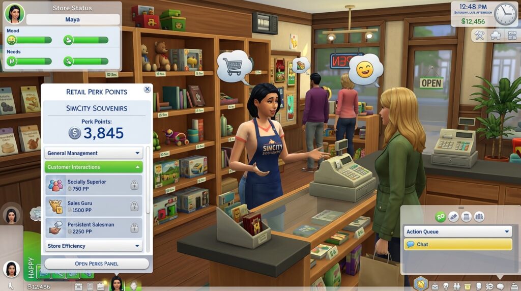 Cómo Obtener Puntos de Perk Minorista en The Sims 4