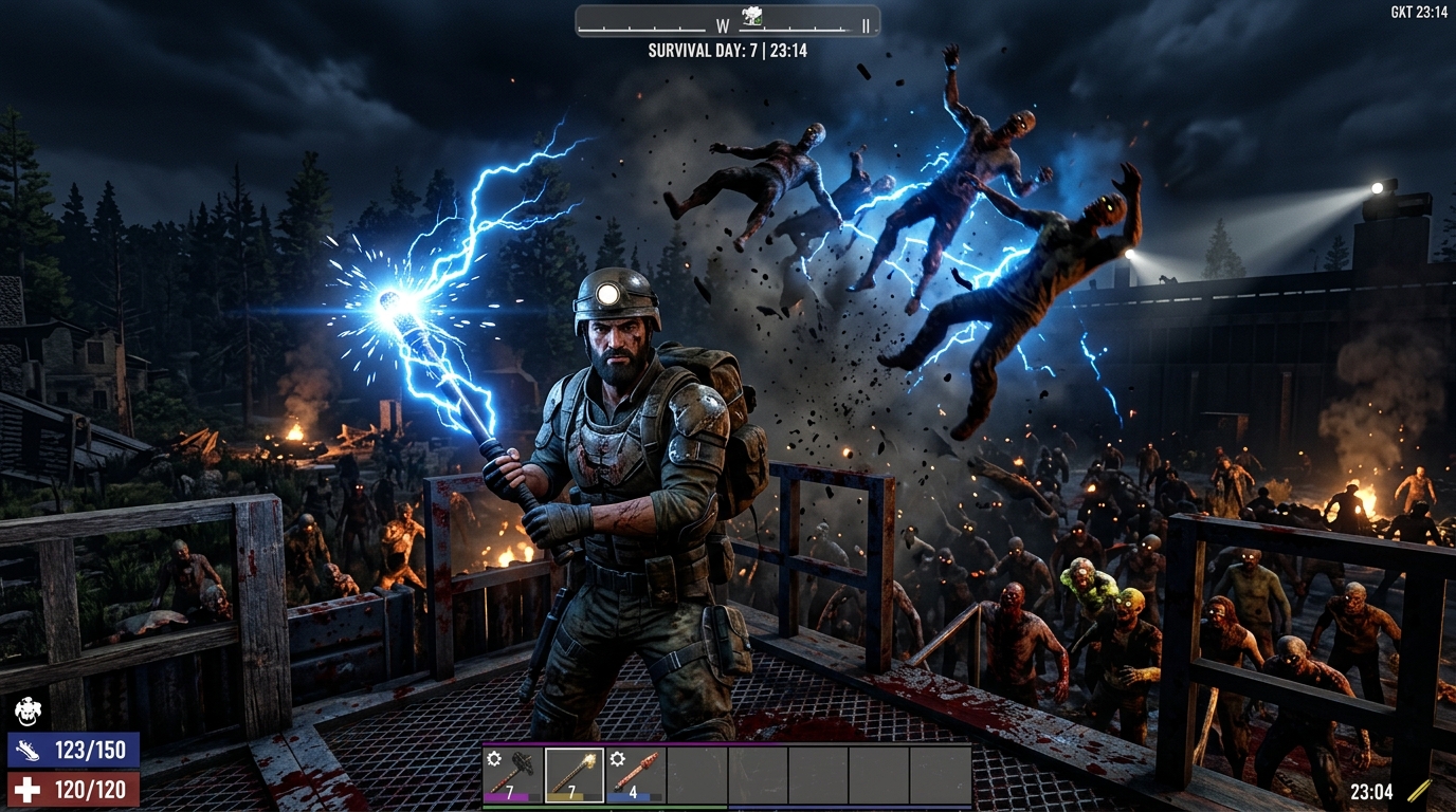 Guía del Baton Aturdidor en 7 Days to Die: Cómo Obtenerlo y Por Qué Usarlo