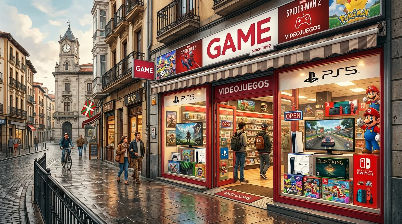Tienda GAME en Bilbao: ubicaciones, productos y cómo comprar