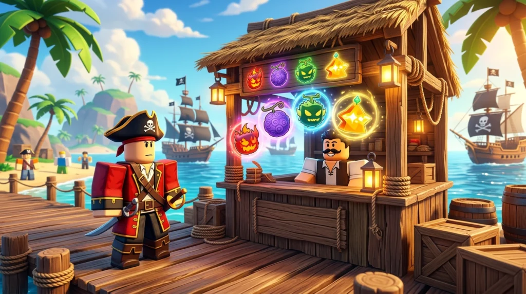 Blox Fruits Stock: cómo funciona el Dealer y cuándo cambia