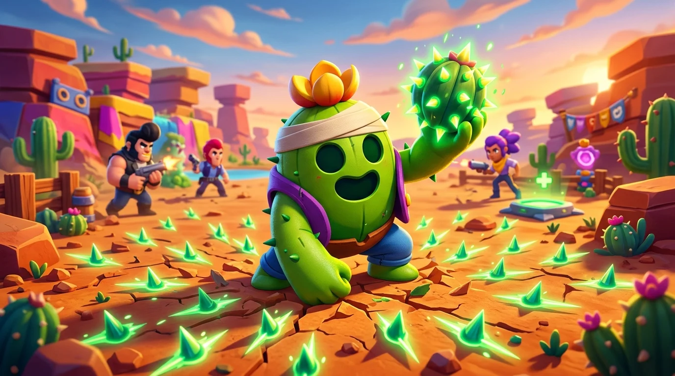 Spike en Brawl Stars: habilidades, Gadgets, Star Powers y mejor build