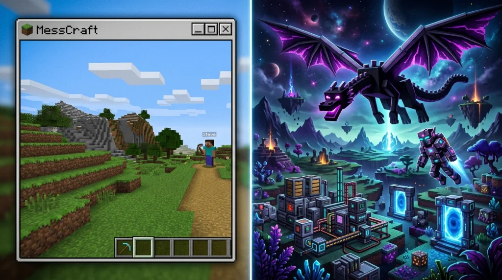 MessCraft: qué es, variantes principales y cómo acceder a cada una