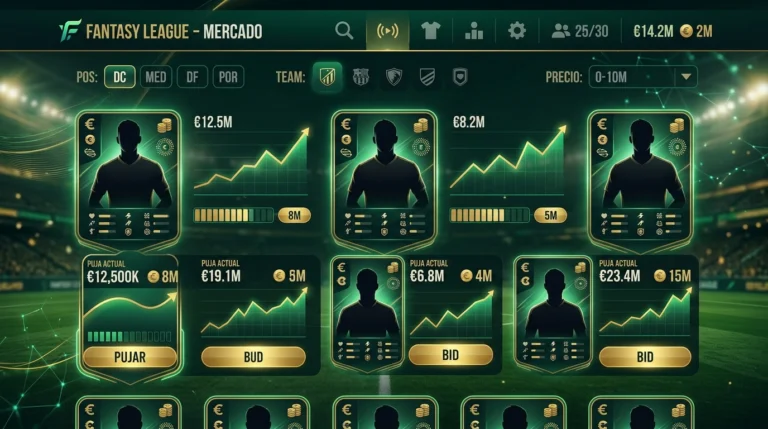 Puja ideal en Fantasy: qué es y cómo calcularla sin arruinar tu equipo