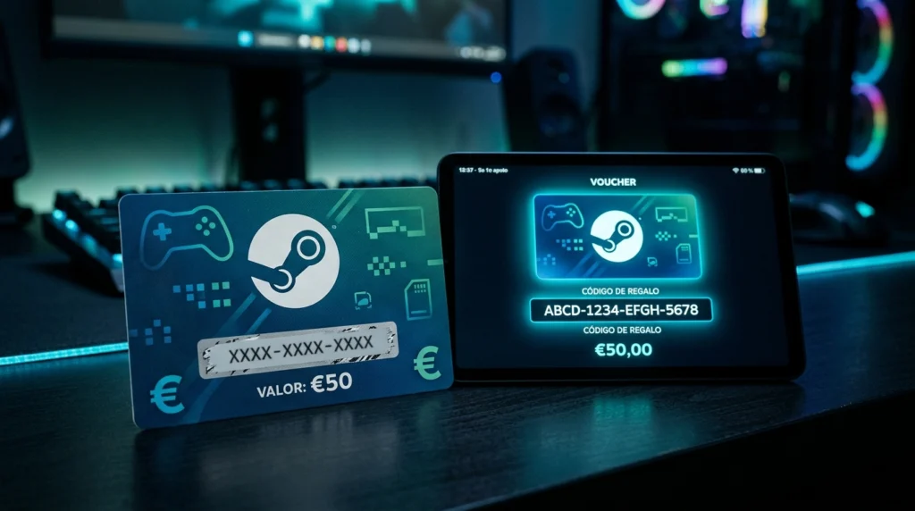 Tarjeta Steam: qué es, dónde comprarla en España y cómo canjearla
